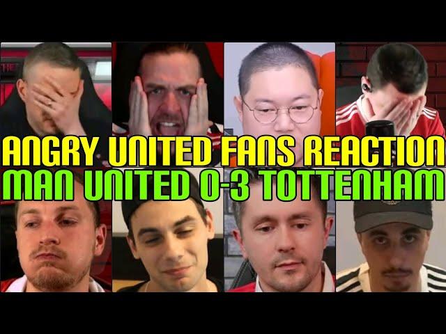 ANGRY  UNITED FANS REACTION TO MAN UNITED 0-3 TOTTENHAM | FANS CHANNEL