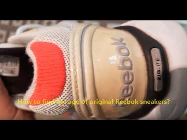 How to identify original Reebok sneakers production date