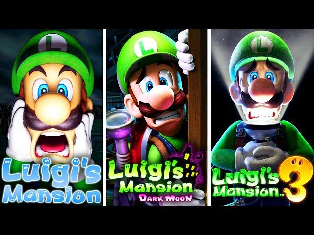 Luigi's Mansion Trilogy - Full Game Series - No Damage 100% Walkthrough