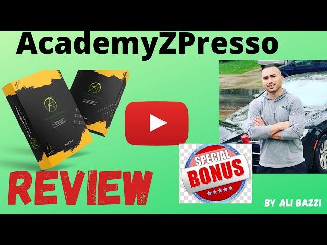 AcademyZPresso Review️WARNING️ DON'T BUY THIS UNTIL YOU SEE THIS VIDEO