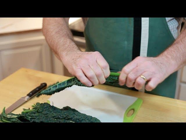 Removing Kale Stems In Record Time