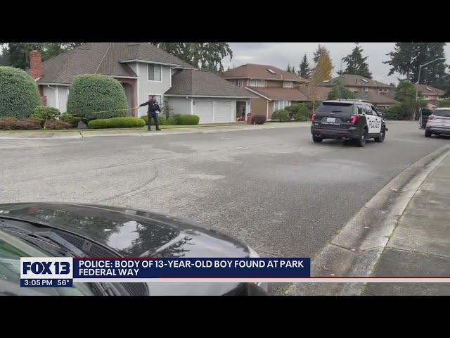 Body of 13-year-old found in Federal Way park | FOX 13 Seattle