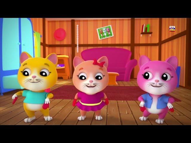 три маленьких котята детские рифмы для детей котята песня в России Cat Rhyme Three Little Kittens