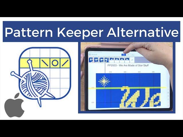 Pattern Keeper Alternative on iOS Devices for Digital Cross Stitch Patterns: Knit Companion