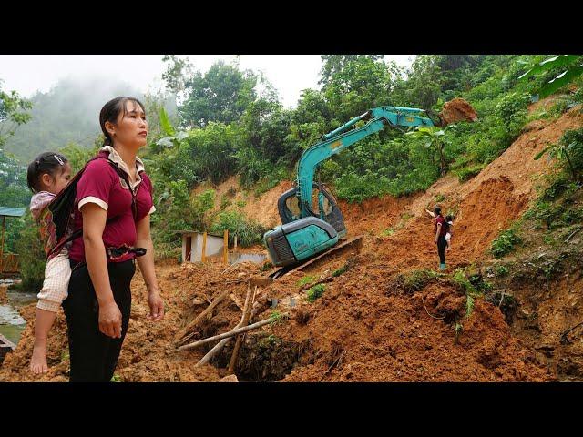 My Farm Building Journey - Using Excavator to Build a Solid Foundation - Lý Thị Nhim