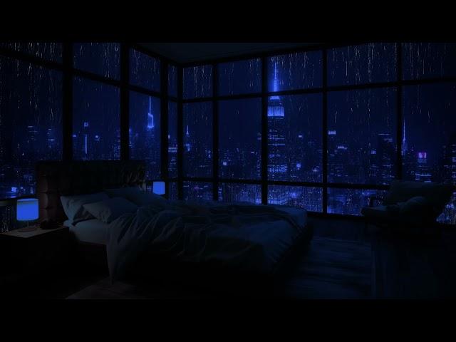 Find Peace in Rainy Urban Nights: Sleep, Study, and Relax with Rain ️