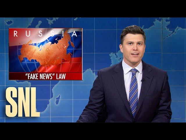 Weekend Update: Russia’s Fake News Law, DeSantis Calls Disney a "Woke Corporation" - SNL