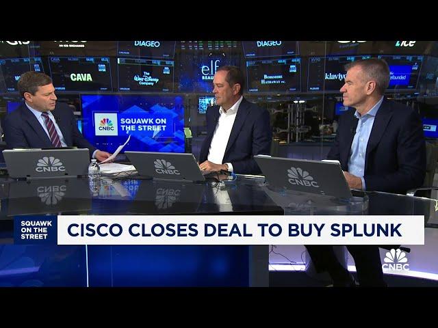 Cisco CEO Chuck Robbins: $28 billion Splunk deal will be a significant financial growth driver