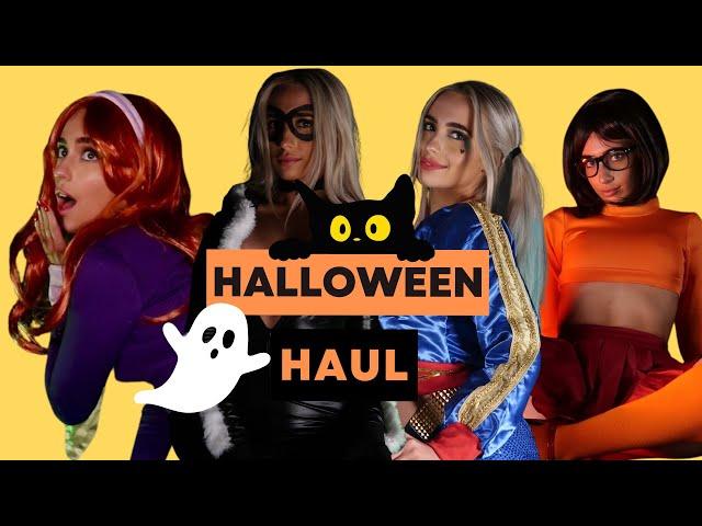 *SEXY and FUN* Halloween TRY ON (Scooby doo characters, Harley Quinn and Black Cat)