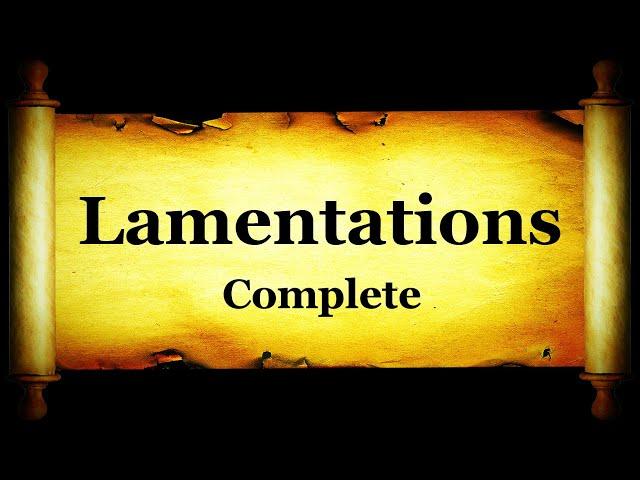 Holy Bible: Book 25 - The Book of Lamentations - KJV Read Along HD 4K Audio Text (Narration 1)