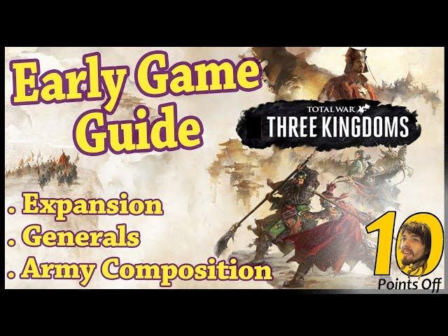 Total War: Three kingdoms - Early Game / Generals / Army Composition - To-The-Point Beginners Guide