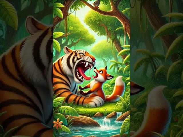 El tigre hambriento. #animals #aninales #bosque #selva #cuentosconmoraleja