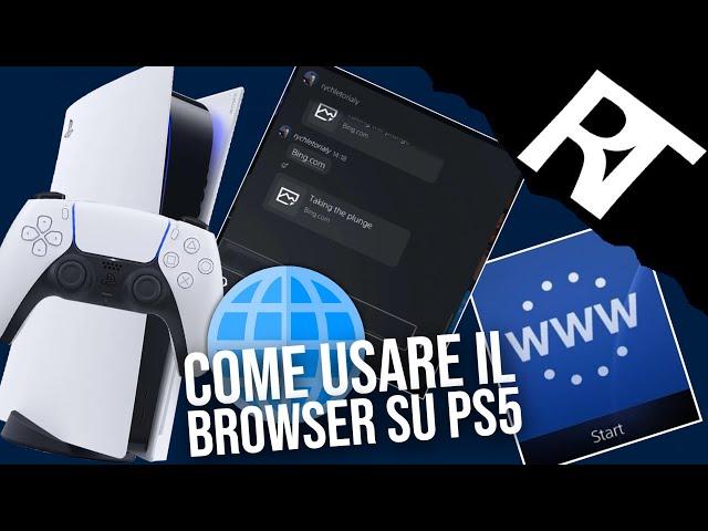 Come aprire il browser internet su PS5 - navigatore internet PS5 -