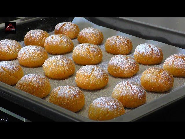 Three Ingredients Cookies - Simple Recipe - شیرینی سال نو فقط با سه مواد ساده و اسان