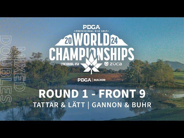 Mixed Doubles at 2024 PDGA Professional World Championships | R1F9 | Tattar & Lätt, Gannon & Buhr