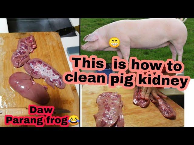 This is how to clean pork kidney (Chinese food)