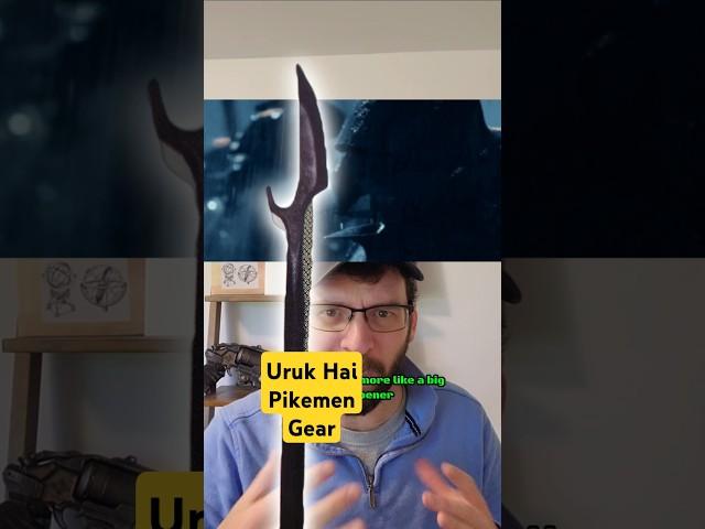 Uruk Hai war pike and armor from Lord of the Rings #history #martialarts #fantasy #books