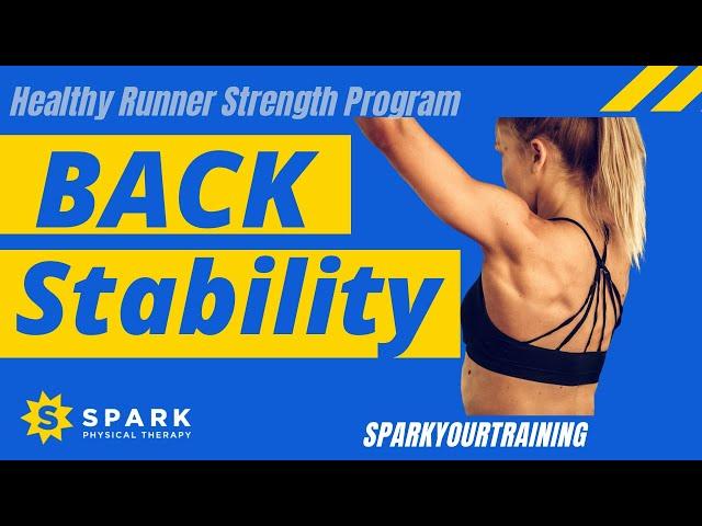 Back Stability Exercises | Strength Training For Runners | Healthy Runner Strength Program