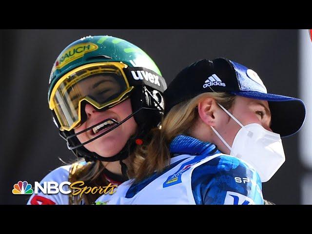 Shiffrin's slalom streak snapped by Liensberger at Worlds | NBC Sports