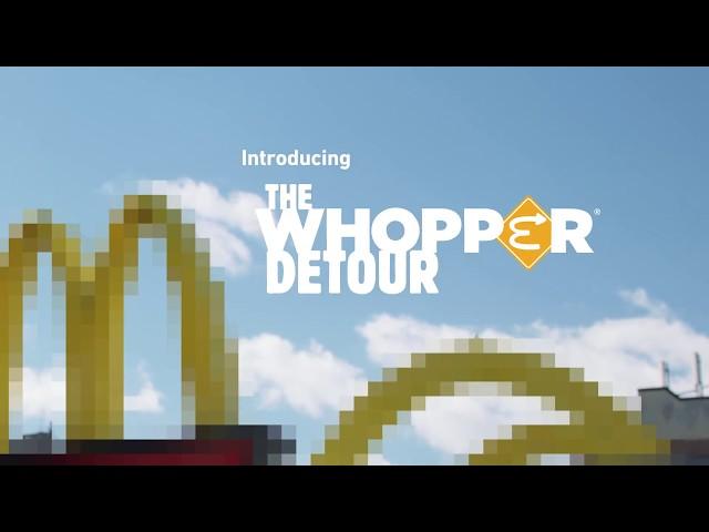 Burger King Whopper Detour Campaign