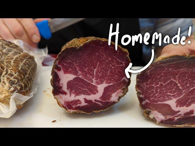 Making Capicola (Capicole) from Scratch Old fashioned traditional Italian way family recipeCAPOCOLLO