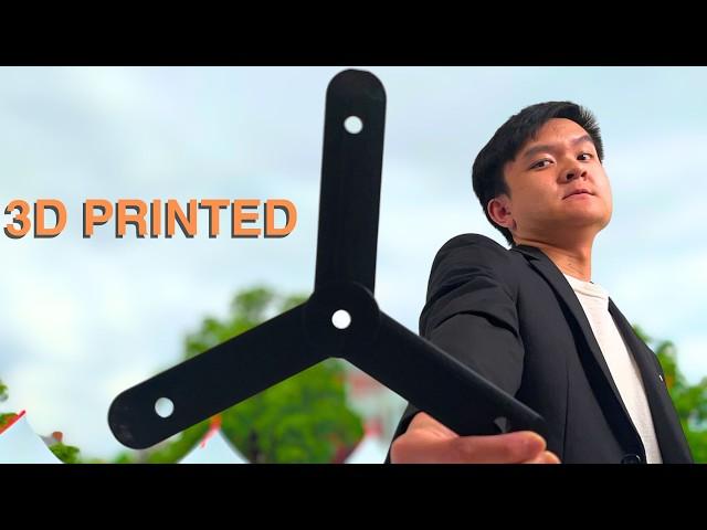 Engineering Students try to sell 3D Printed Boomerangs