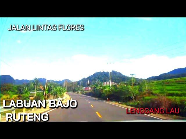 jalan flores jalan berkelok dan tikungan maut lintas labuan bajo ruteng