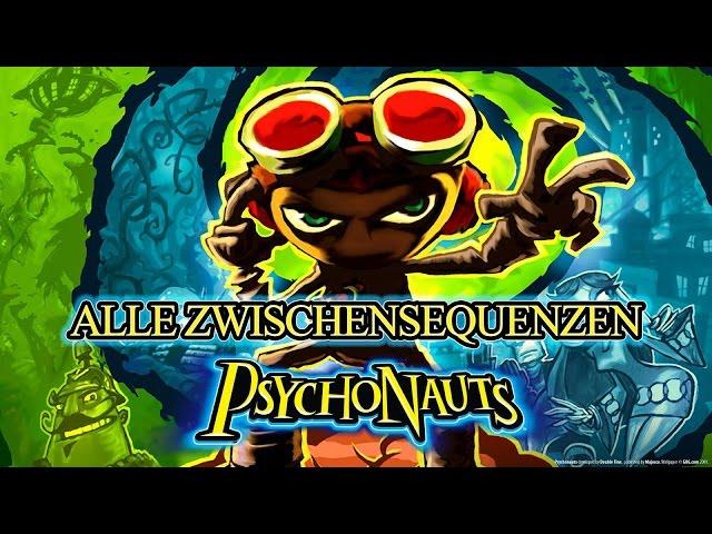 Psychonauts - All Cutscenes Movie (German) 1080p