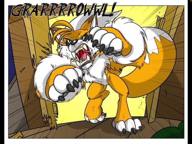 Tails the werefox transformation comic (read) part 4