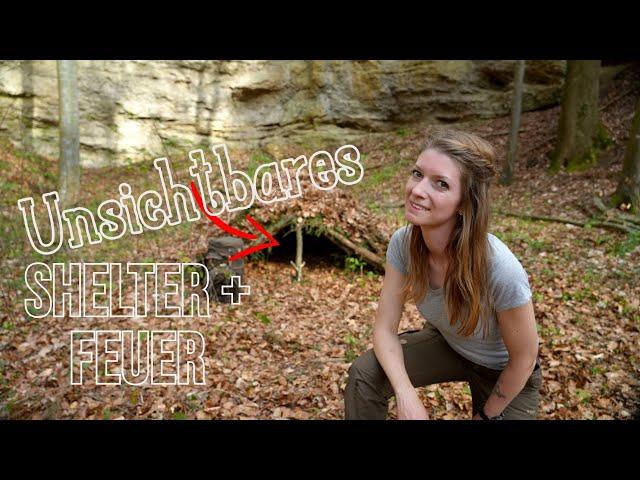 ​​24h Bushcraft-Tour mit unsichtbaren Shelter & Feuer​ ​🪓​