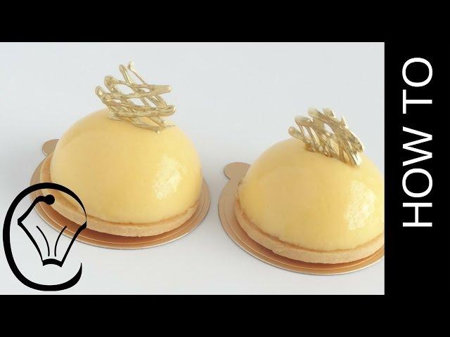 Lemon Curd Tart Dome Entremet by Cupcake Savvy's Kitchen