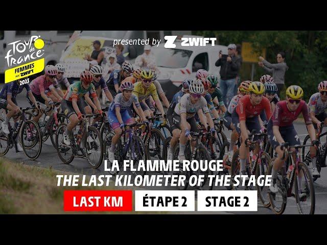 Last Km - Stage 2 - Tour de France Femmes avec Zwift 2023