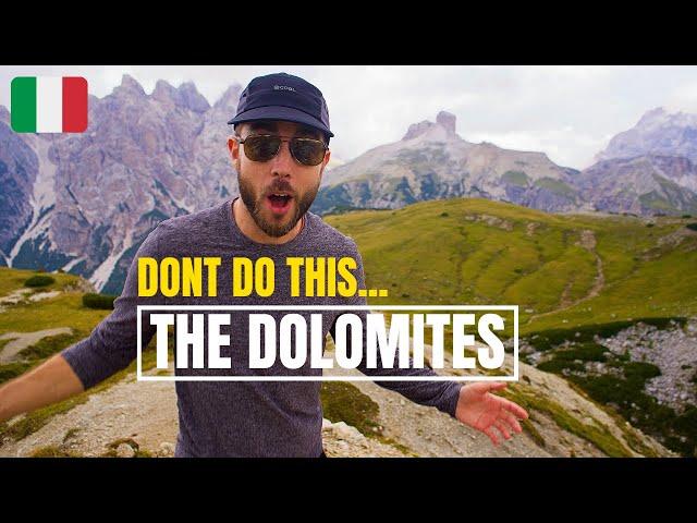 Avoid these mistakes! "Road Trip in the Italian Dolomites" #dolomites #italy