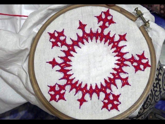 Gujrati Stitch ( Round Shape )/ Kutch Work / Sindhi Work Stitch