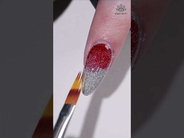 Shiny Glitter Ombre Nails| BORN PRETTY