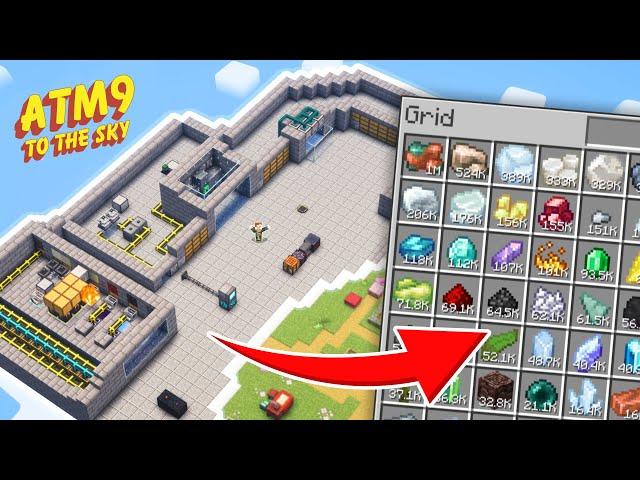 The Ultimate Sieving & Ore Automation Setup | All The Mods 9 To The Sky