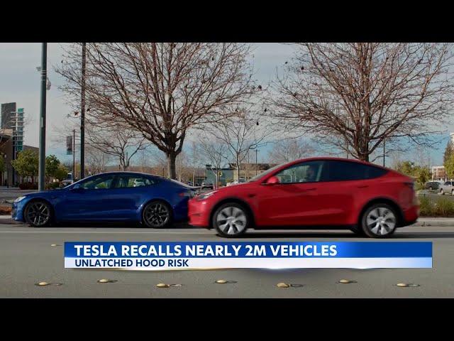 Tesla recalls 2 Million vehicles over potential hood latch failure