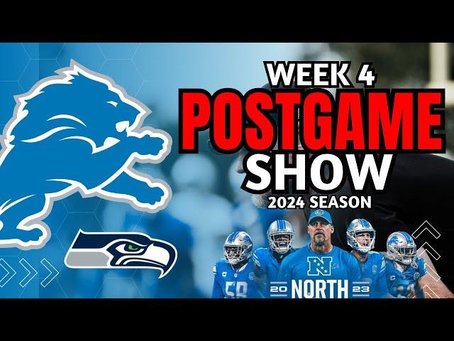 Detroit Lions Week 4 Postgame Show: Seattle Seahawks