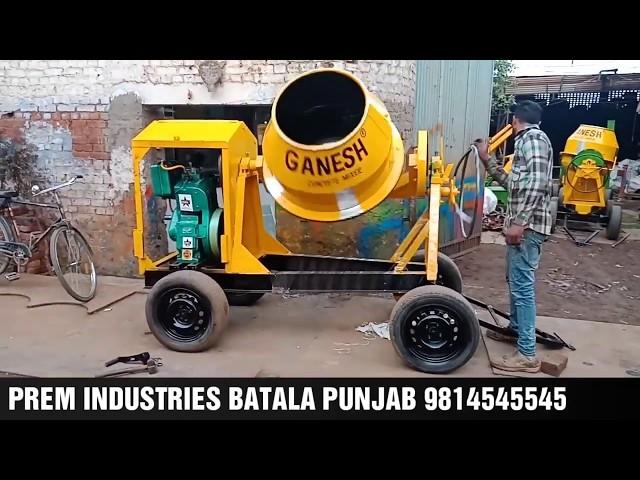 One bag capacity concrete mixer machine