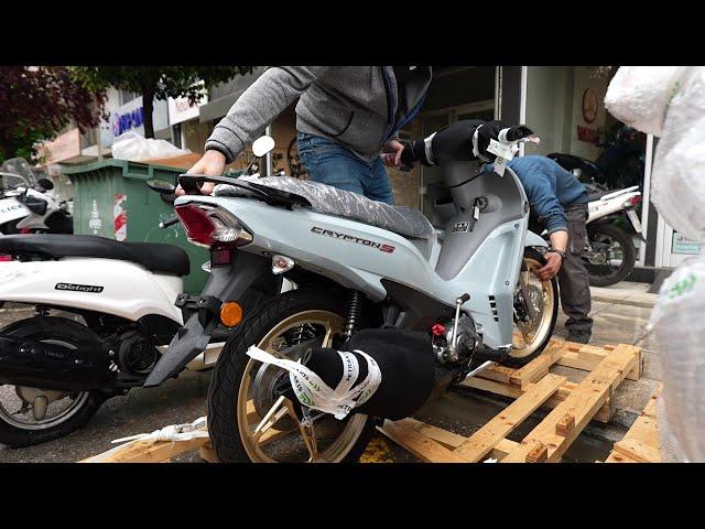 unboxing YAMAHA CRYPTON 115 new 2024 colors