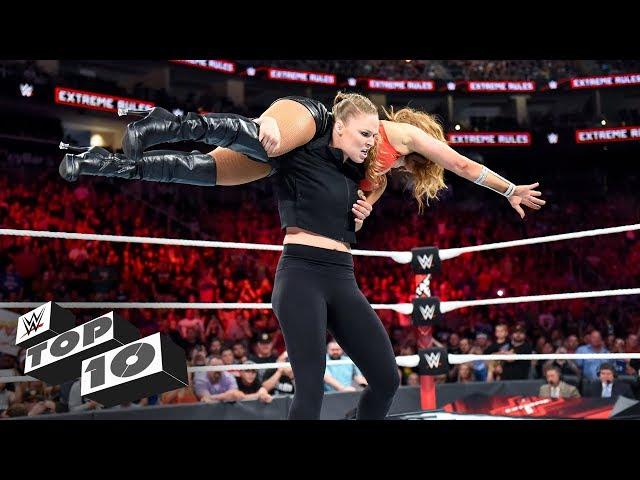 Amazing ringside rescues: WWE Top 10, July 21, 2018