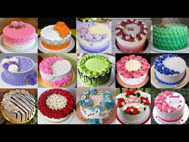 Amazing Round Cake Decorating Ideas 2025/Round Cake Design/Anniversary Cake/Birthday Cake Design