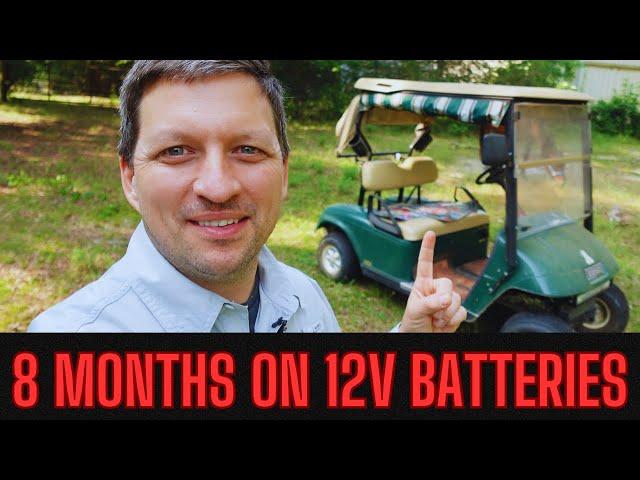 Review of the 12V Battery Swapped Golf Cart - 8 Months Daily Use.