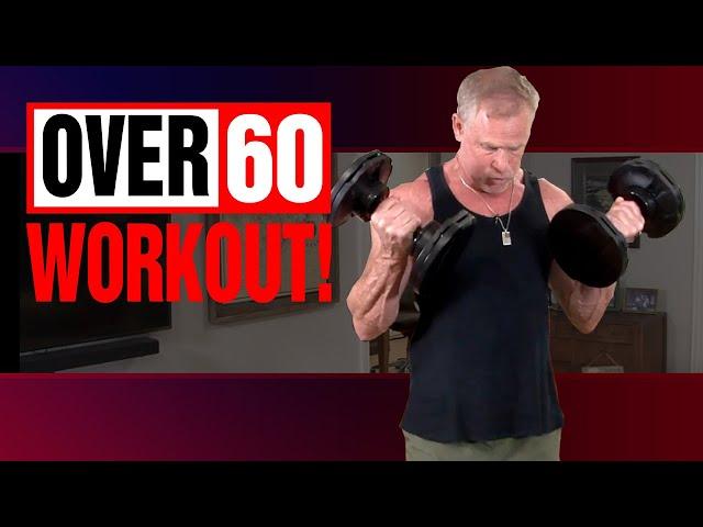 FULL BODY 15 Minute Workout For Men Over 60 (AT HOME WORKOUT!)