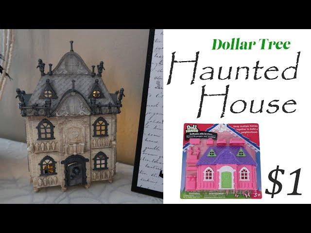 HAUNTED HOUSE  DIY / DOLLAR TREE HAUNTED HOUSE  / 2021 HALLOWEEN HOUSE DECOR