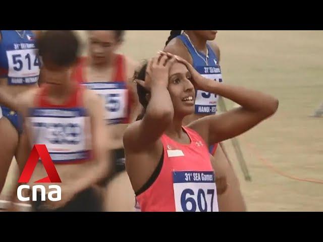 Singapore's Shanti Pereira wins SEA Games gold in the 200m final