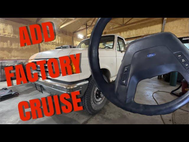 Add Factory Cruise Control 87-91 OBS Ford F150 F250 F350