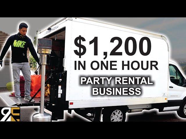 Making $1,2000 in One Hour Renting Tables and Chairs