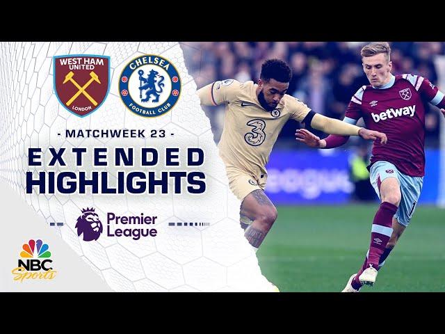 West Ham United v. Chelsea | PREMIER LEAGUE HIGHLIGHTS | 2/11/2023 | NBC Sports