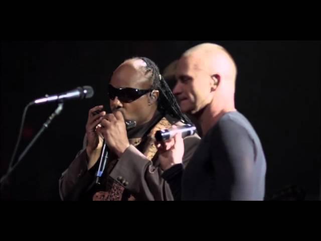 Sting and Stevie Wonder - "Fragile" (from Sting's 60th birthday concert)